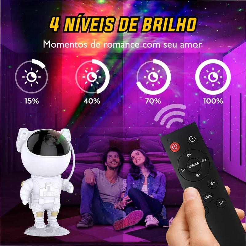 🔥 Queima de Estoque: Projetor Astronauta Galaxy com R$120 de Desconto! 🔥