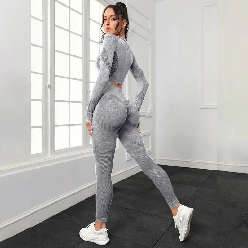 Conjunto Mileegirl Seamless Fit - Conforto e Estilo para Seus Treinos!