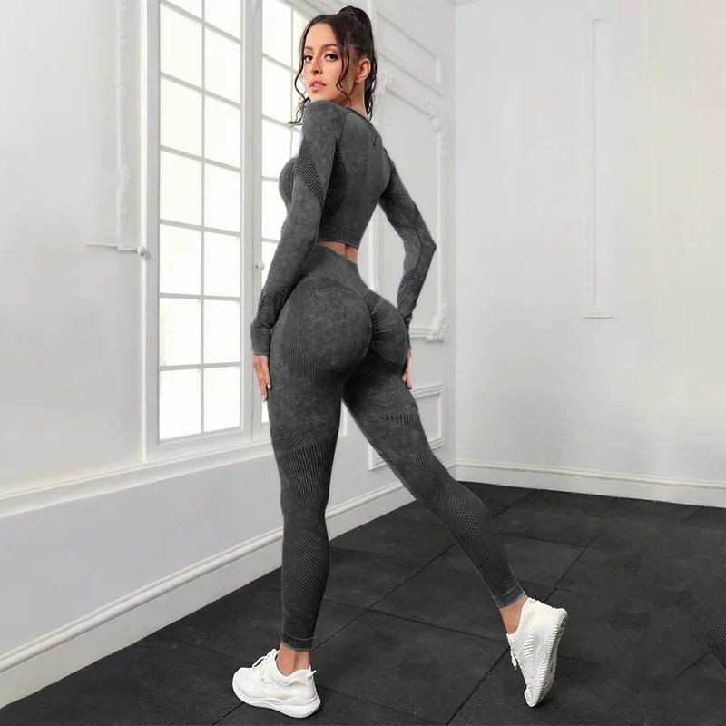 Conjunto Mileegirl Seamless Fit - Conforto e Estilo para Seus Treinos!