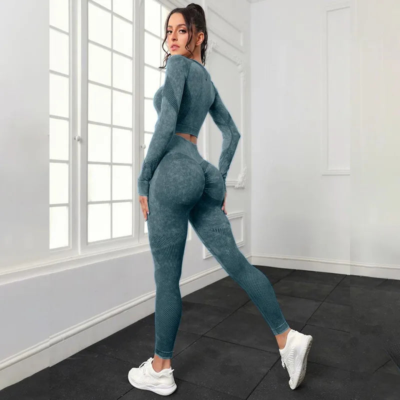 Conjunto Mileegirl Seamless Fit - Conforto e Estilo para Seus Treinos!