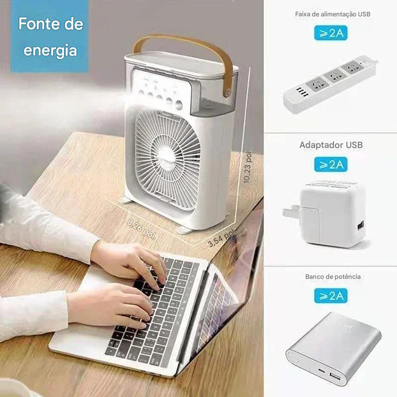 Ventil Max Ventilador e Umidificador Portátil